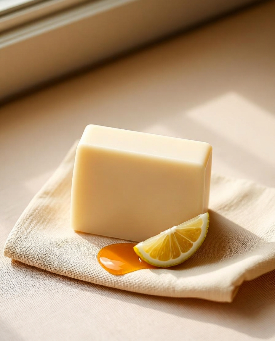 Lemon & Honey soap bar