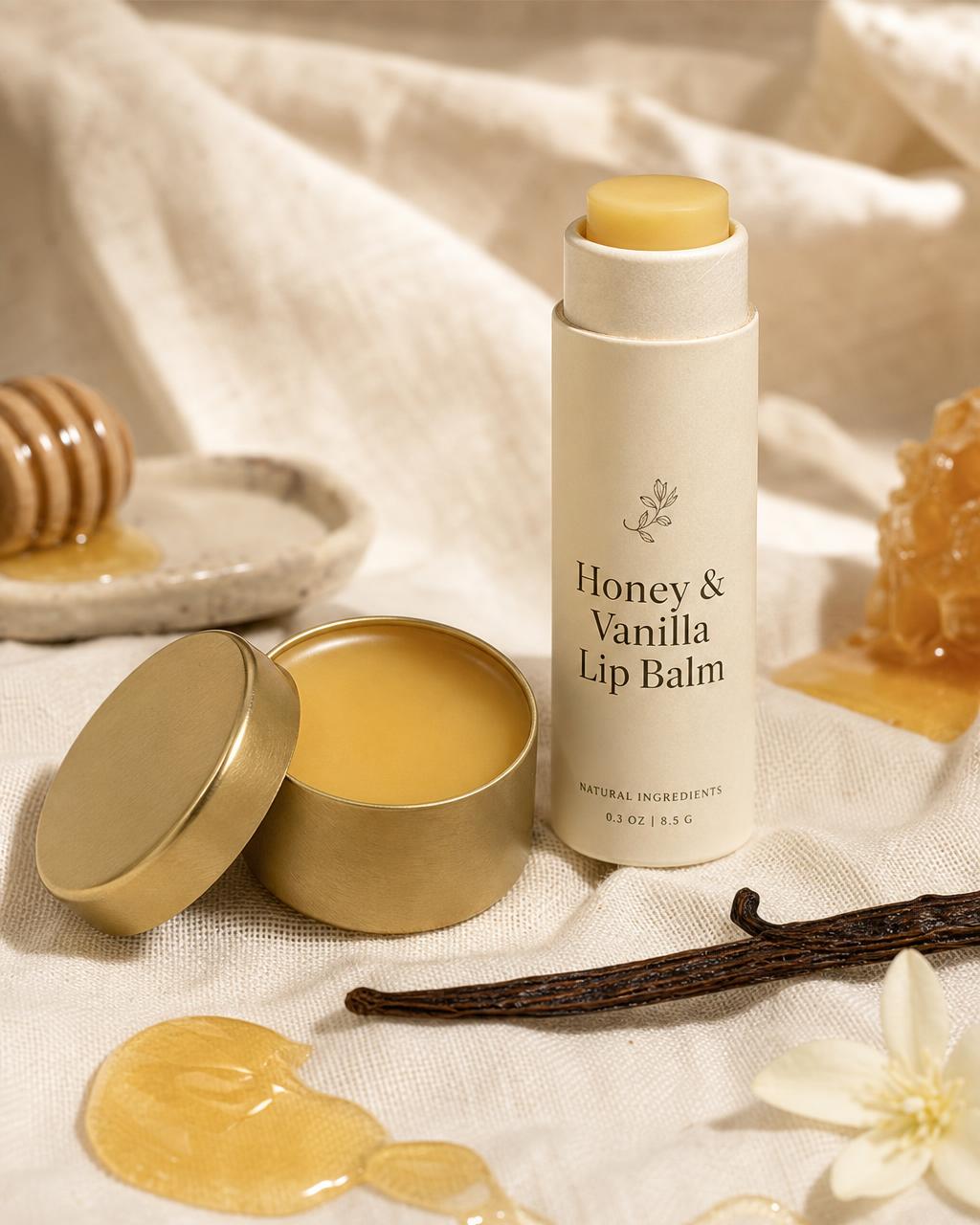 Honey & Vanilla Lip Balm